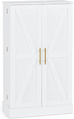 BarberPub Storage Cabinet, Adjustable Shelves, by BarberPub