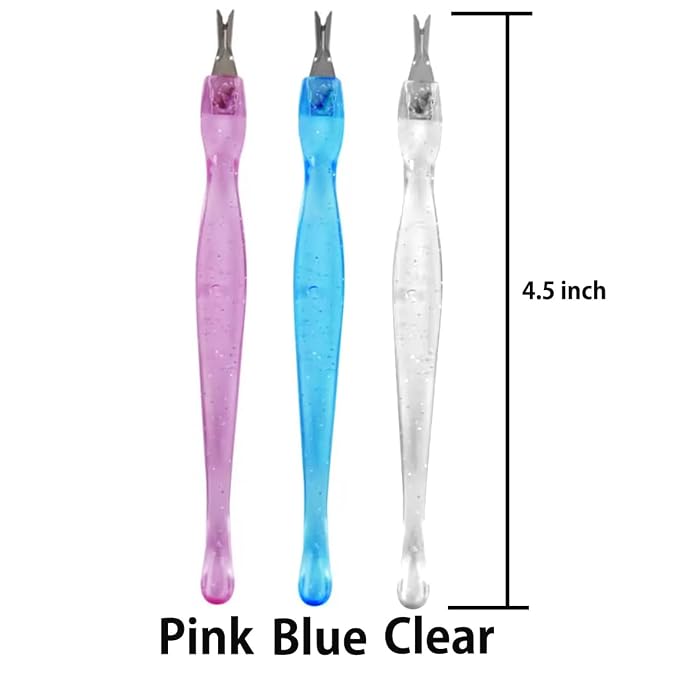 Color Practical Nail Art Tools Pedicure Cuticle Trimmer Remover Pusher Dead - Image 3