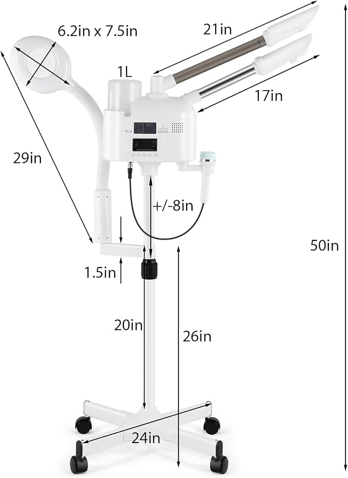 Professional 4-in-1 Facial Steamer - Image 7