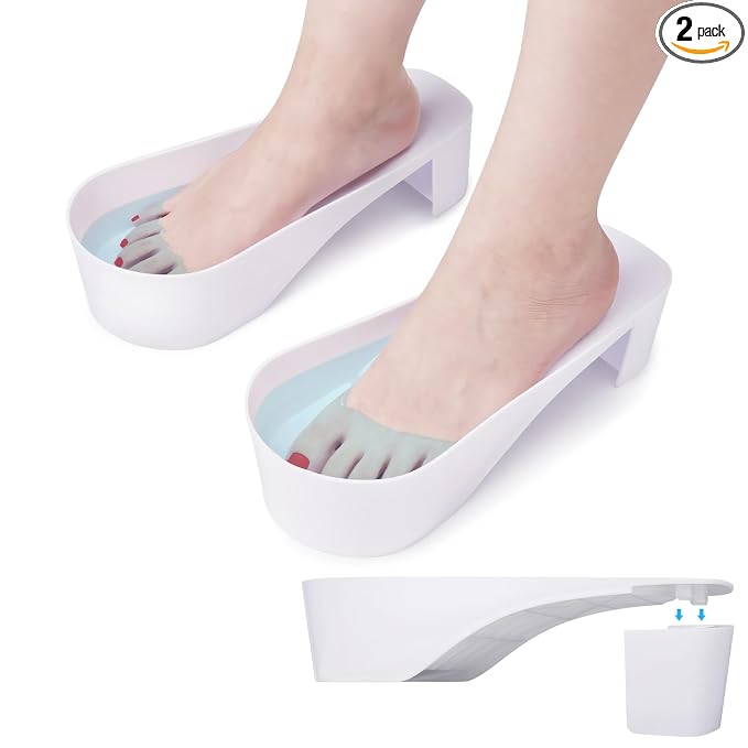 Yokilly Toe Nail Soaking Bowl, Shoe Design Foot Bath Soak Tub Bowl, Acetone by Yokilly