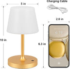 Kakanuo Gold Cordless Shower Lamp Waterproof, Rechargeable Cordless Lamp - Image 6