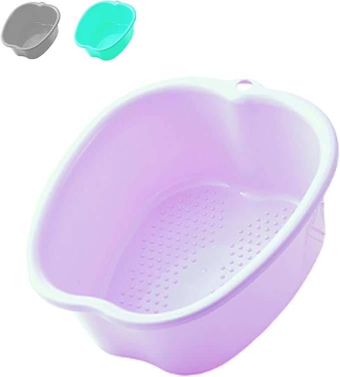 AXLOFO® Foot Soaking Bath Basin, Large Plastic Foot Soaking Tub, Feet Massage by AXLOFO