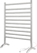 Freestanding Towel Warmer 10 Bars Plug-in Option 3 Working Modes Mirror by NORTTABATHDECOR