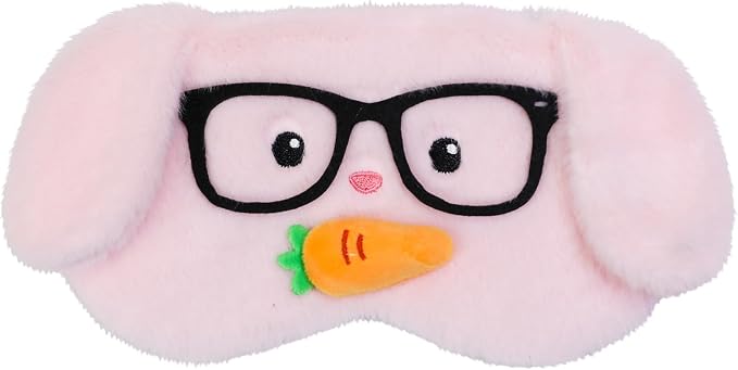 PERFECTSIGHT Sleep Eye Masks, Cute Plush Sleep Eye Cover Lightweight Adjustable by PERFECTSIGHT