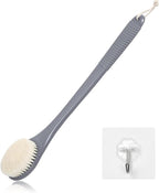 17-Inch Back Scrubber for Shower, Anti-Slip Exfoliating Body Brush for Bath by ROLIZOE