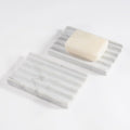 2 Pcs Soap Holder for Bathroom, Marble Soap Dish for Kitchen Countertop by Karibiber