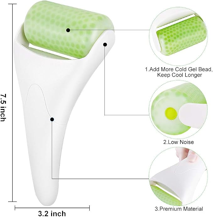 Ice Roller for Face & Eye Puffiness Migraine Relief, Ice Face Rollers for Women - Image 5