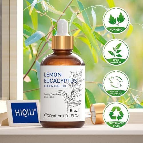 HIQILI Lemon Eucalyptus Oil, for Spary, 100% Pure Natural - Image 8