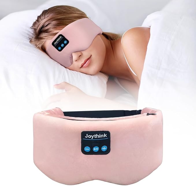 Joythink Weighted Eye Masks Bluetooth Sleep Mask Headphones Silk Wireless by Joythink