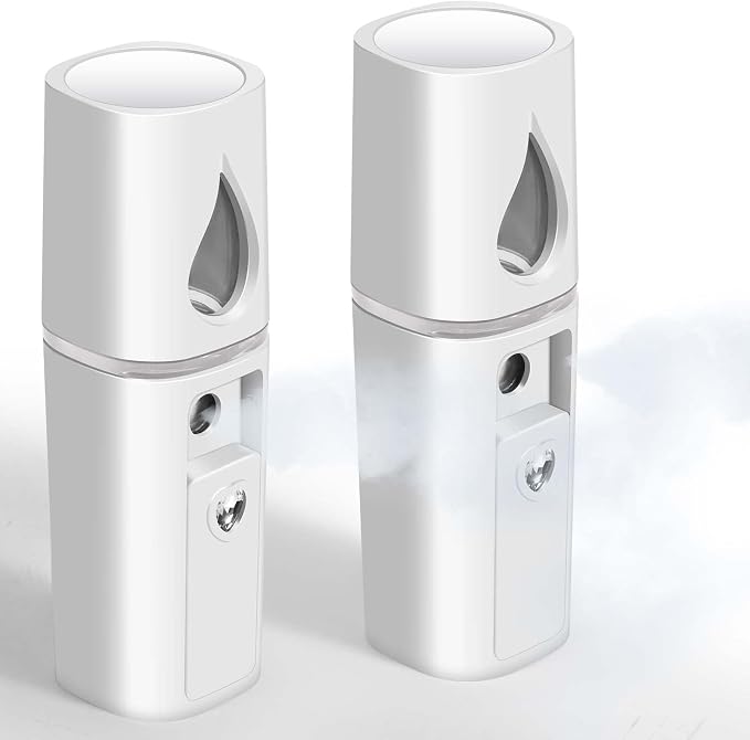 GIVERARE 2 Pack Nano Facial Steamer, Handy Mini Mister by GIVERARE