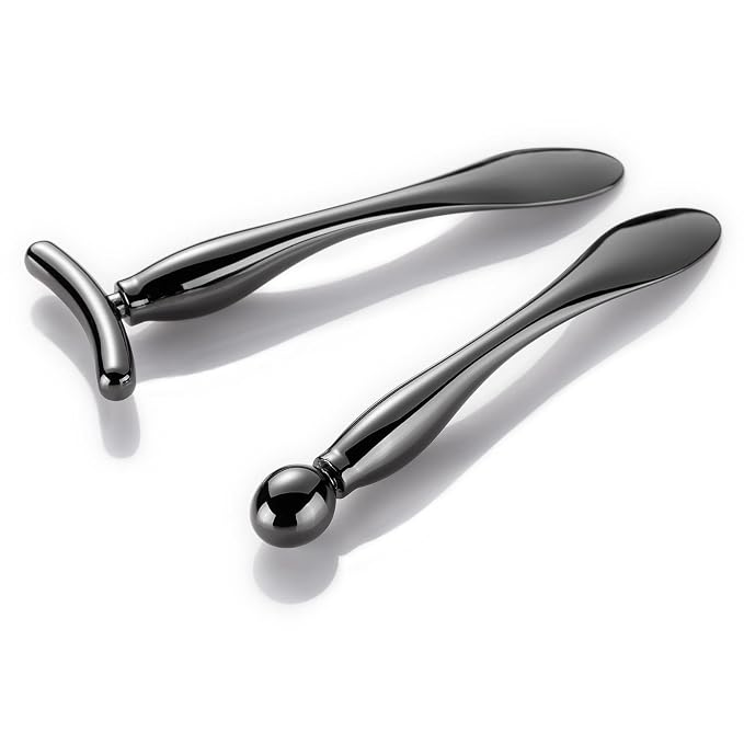 LISAPACK 2PCS Metal Eye Cream Applicator Wand Stick, Massager Tool by Lisapack