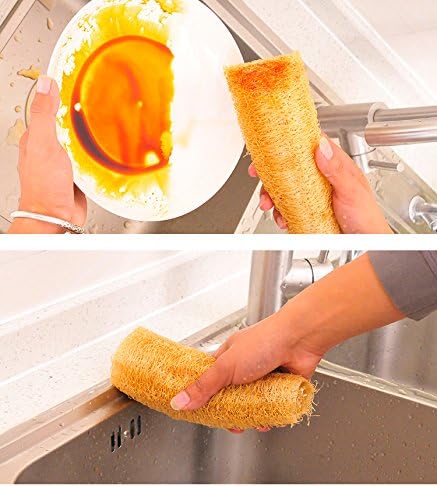 Natural Loofah Sponges Organic Luffa Bath Shower Sponge Exfoliating Body Back - Image 6
