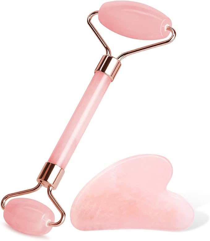 URAQT Gua Sha Facial Tools & Jade Roller Set - Image 8