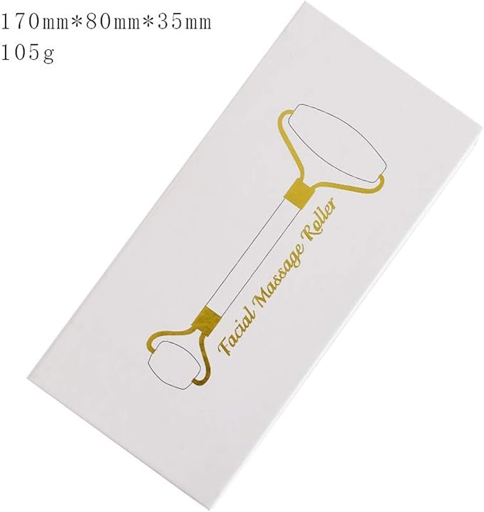 Nara Natural Crystal Face Double Head Massage Beauty Device Jade Roller - Image 3
