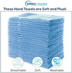 Simpli-Magic Cotton Hand Towels 16"x27" – Soft Towels - Image 2