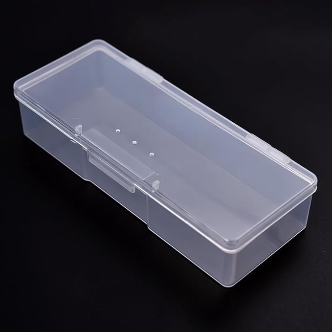 Transparent Box Storage Case for Nail Art Equipment Manicure Tool Organzing - Image 6