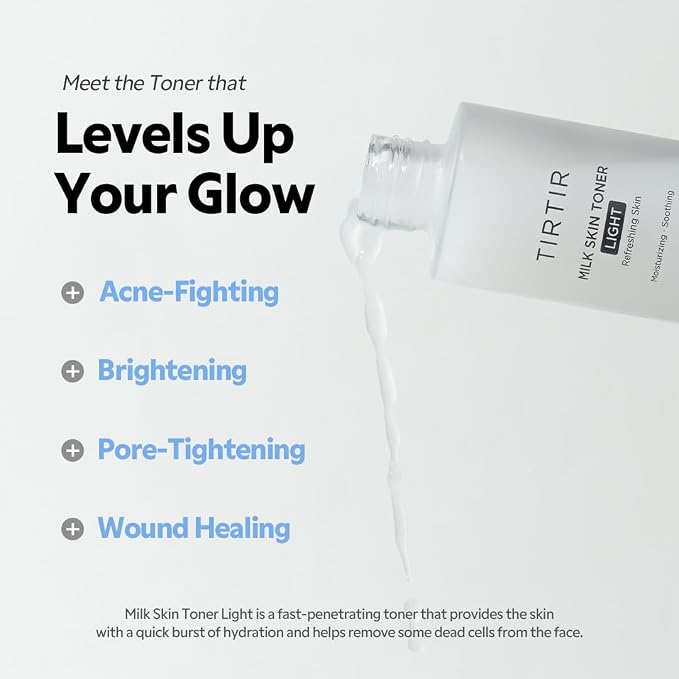 TIRTIR Milk Skin Rice Toner Light | Instant Hydration - Image 4