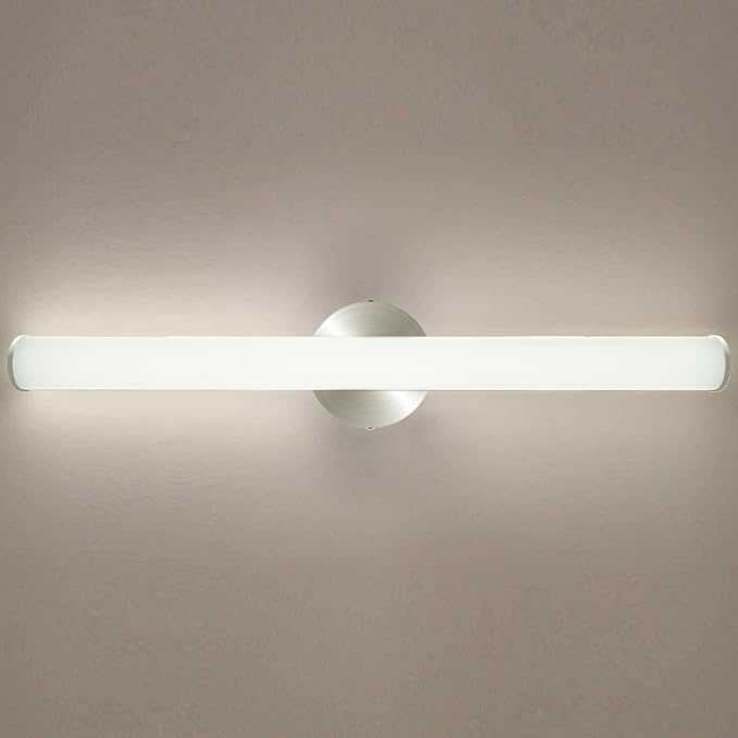 OOWOLF LED Bathroom Vanity Light, 16W 24inch Bathroom Lights Fixture, 1600LM by OOWOLF