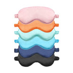 Silk Satin Eye Mask Color Assorted 6-Pack Smooth Sleeping Mask Eye Shade - Image 2