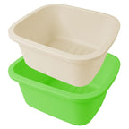 Foot Soaking Bath Basin, Large Size Feet Massager Tub, At Home Spa Pedicure by HOMELEX