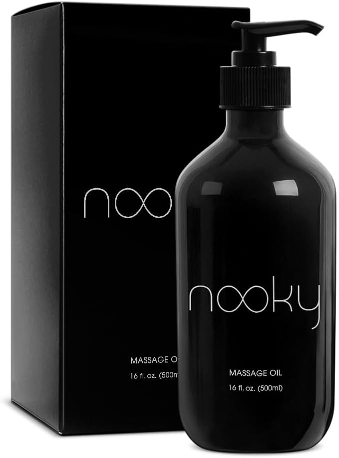 Nooky Massage Oil with Premium Natural Ingredients. Relaxing Essential and by NOOKY