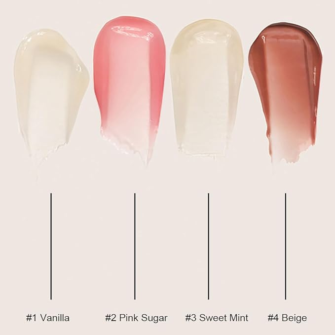 4 PCS Summer Lip Balm Tinted Lip Butter Balm - Image 2
