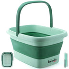 Collapsible Foot Bath Basin for Soaking Feet, Pedicure Foot Spa, Foot Tub by Beinilai