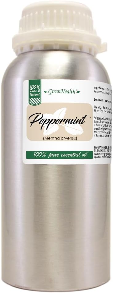 GreenHealth Peppermint Essential Oil – 2 Pack – 100% Pure & Uncut – Strong - Image 2