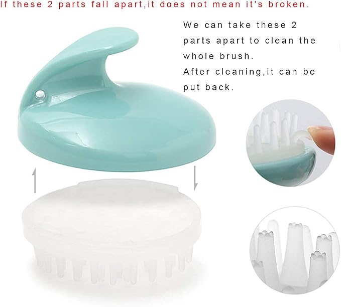 Vinerstar wanerxin Manual Scalp Massagers Shampoo Massager Brush Hair Head - Image 2