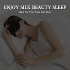ZIMASILK Adjustable 22 Momme 100% Pure Mulberry Silk Sleep Mask, 3D Contoured - Image 5