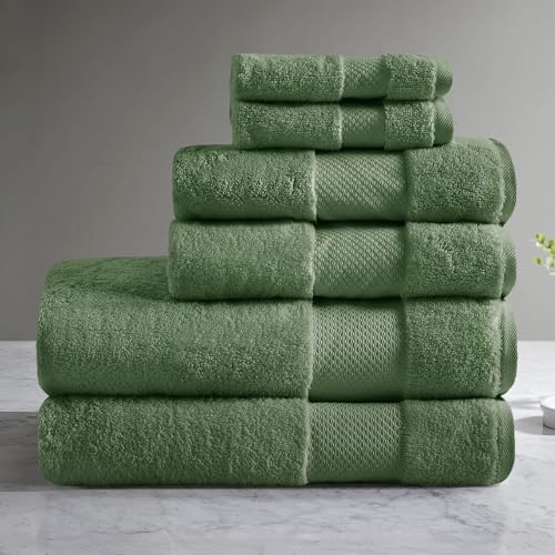 Madison Park Turkish Bath Towels 6pc, 2 Hand Towel - Image 2