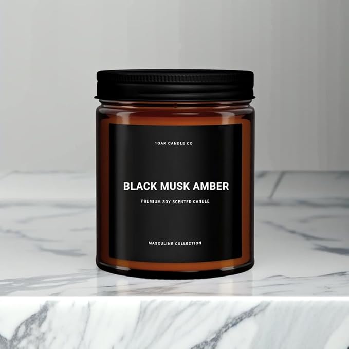 1OAK Black Musk Amber Candle - Image 5