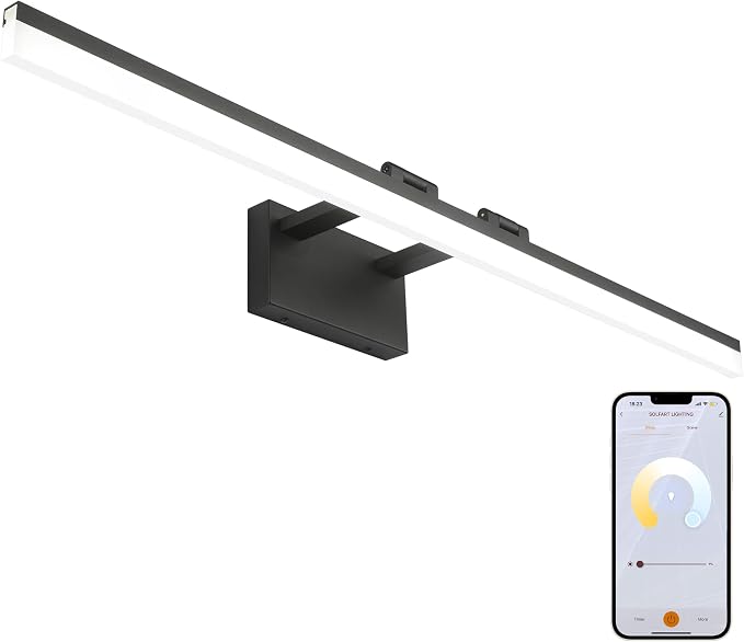 SOLFART Adjustable Color Temperature Dimmable Bathroom Light Fixtures Vanity by SOLFART