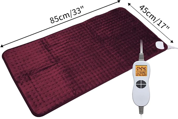 Ambershine 17''x33'' XXXL King Size Heating Pad - Image 2