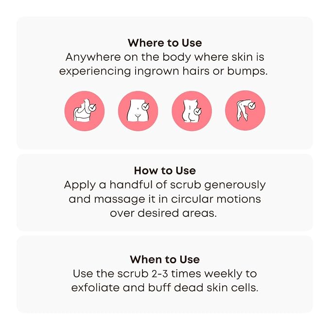 Bushbalm Ingrown Hair Exfoliating Scrub – Pre-Shave Sugar Scrub - Image 9