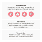Bushbalm Ingrown Hair Exfoliating Scrub – Pre-Shave Sugar Scrub - Image 9
