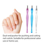 Color Practical Nail Art Tools Pedicure Cuticle Trimmer Remover Pusher Dead - Image 4
