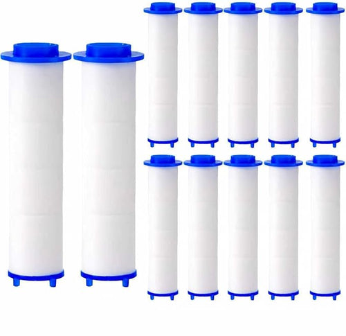 12Pcs 3.34×0.94 Inch Ion Shower Dropse Head Filter PP Cotton Replacement by Unknown