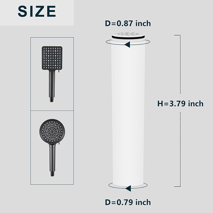 AWO 2 PACK Replacement Shower Head Filter Cartridge Compatible - Image 6