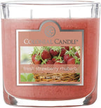 Colonial Candle Fresh Strawberry Rhubarb Scented Jar Candle, 2 Wick, 3.5 oz by ColonialCandle