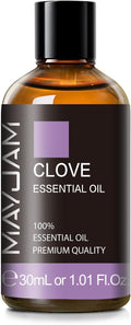 MAYJAM Clove Essential Oil, 1.01 FL.OZ Pure Essential Oils by MAYJAM