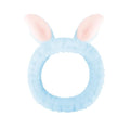 Cute Blue Rabbit Ears Headband Frog Eye Elastic to Wash Face by Jowmoy