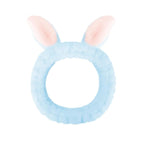 Cute Blue Rabbit Ears Headband Frog Eye Elastic to Wash Face by Jowmoy