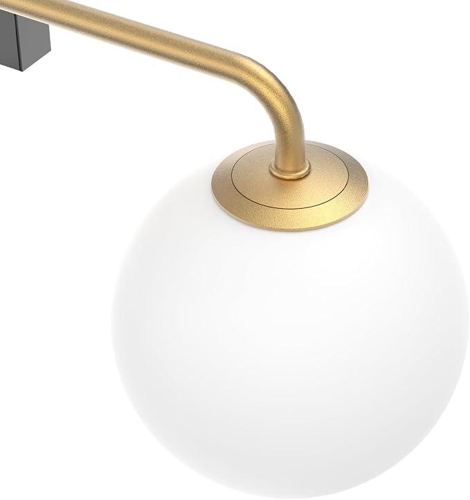 Tipace Mid Century Modern Gold 3-Lights Vanity Light Fixtures - Image 6