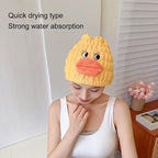 2-Pack Ultra Absorbent Boys Duck Hair Dry Wrap Towel, Cute Animal Quick Drying - Image 4