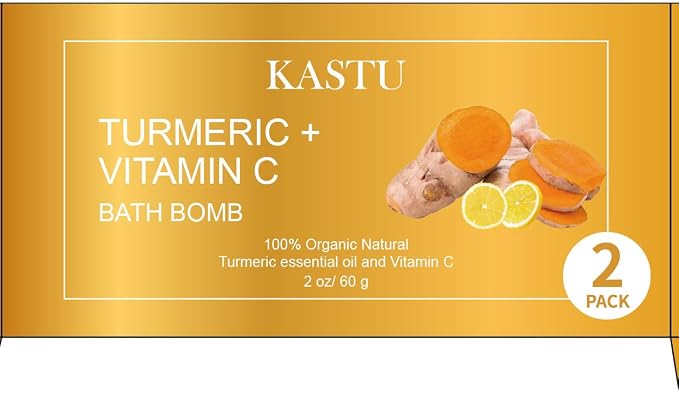 Bath Bombs Salt Balls, Turmeric Lemon Vitamin C Lemon Extract Essential Oils - Image 7