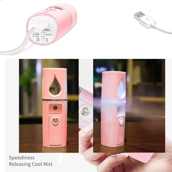 Nano Facial Steamer Mist Spray Eyelash Extensions Cleaning Pores Water SPA - Image 5