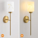 Gold Wall Sconces Set of 2 - Image 2