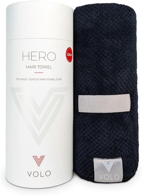 VOLO Hero Hair Towel – Ultra Soft Nanoweave™ Microfiber, Super Absorbent Quick by VOLO