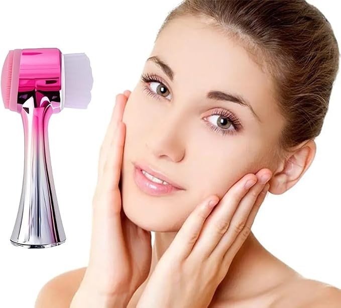 Facial Cleansing Brush 2 in 1Double-Sided Facial Cleaning Brush - Image 6